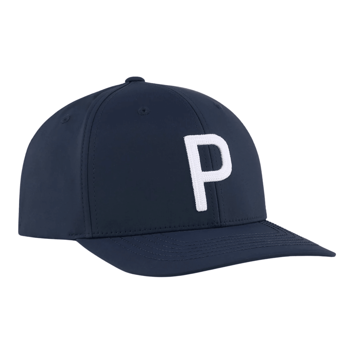 PUMA Heritage P Golf Cap Deep Navy White Glow OSFA