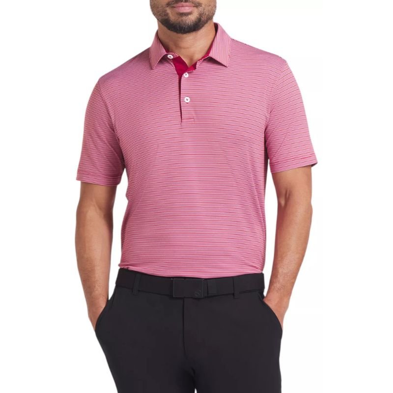PUMA MATTR Bay Golf Polo Dark Crimson Red Fire