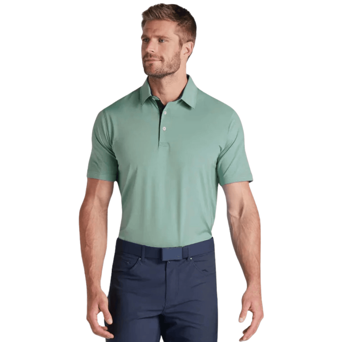 PUMA MATTR Brigade Golf Polo Light Moss Green Terrain