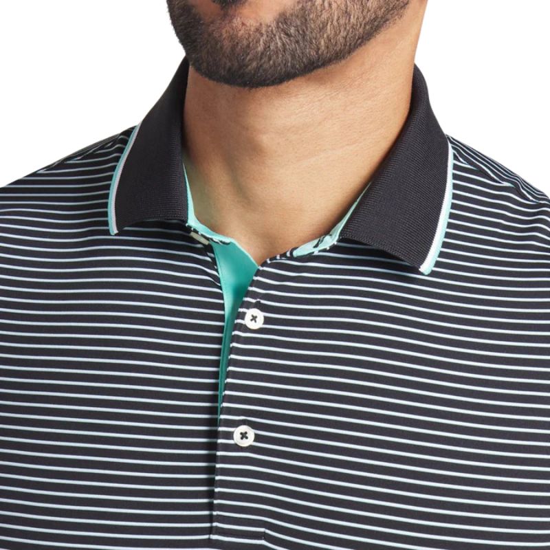 PUMA MATTR Elevated Stripe Golf Polo