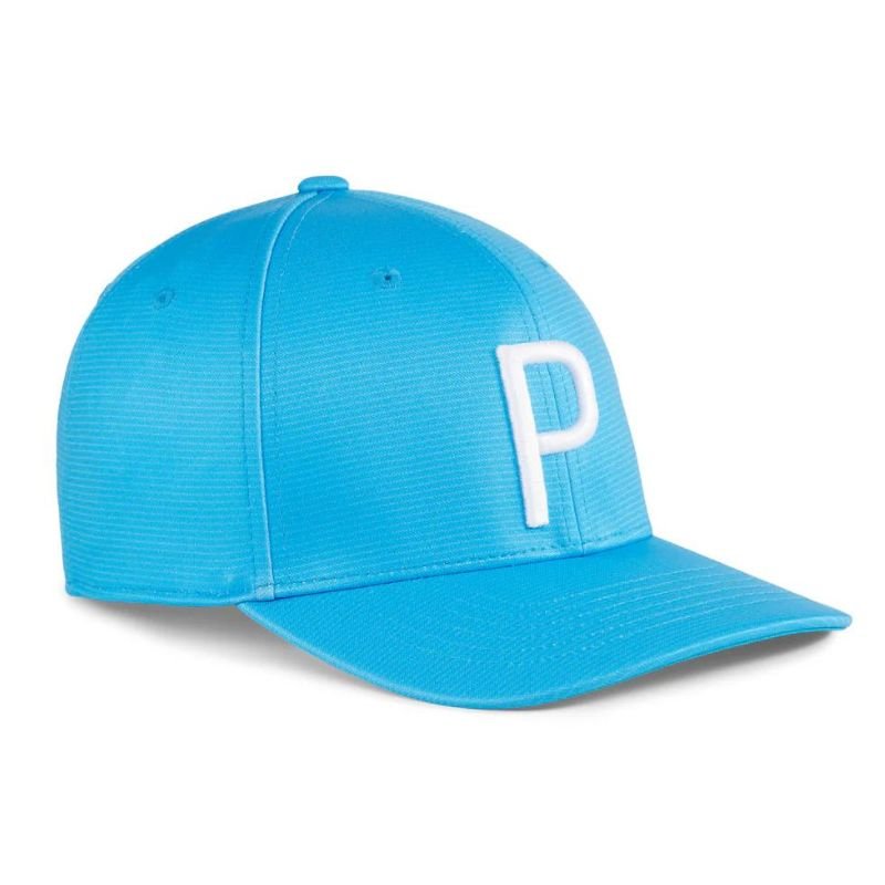 PUMA P Adjustable Cap Aqua Blue OSFA