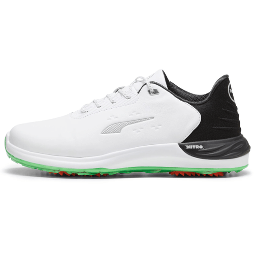 PUMA PHANTOMCAT NITRO Golf Shoes - Wide Puma White Puma Black Fluro Green Wide