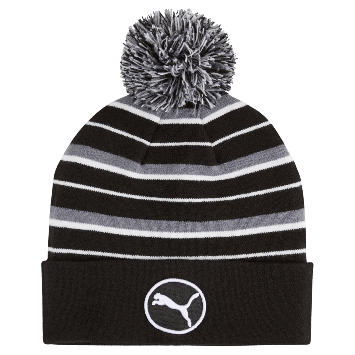PUMA Pom Golf Beanie Puma Black White Glow OSFA