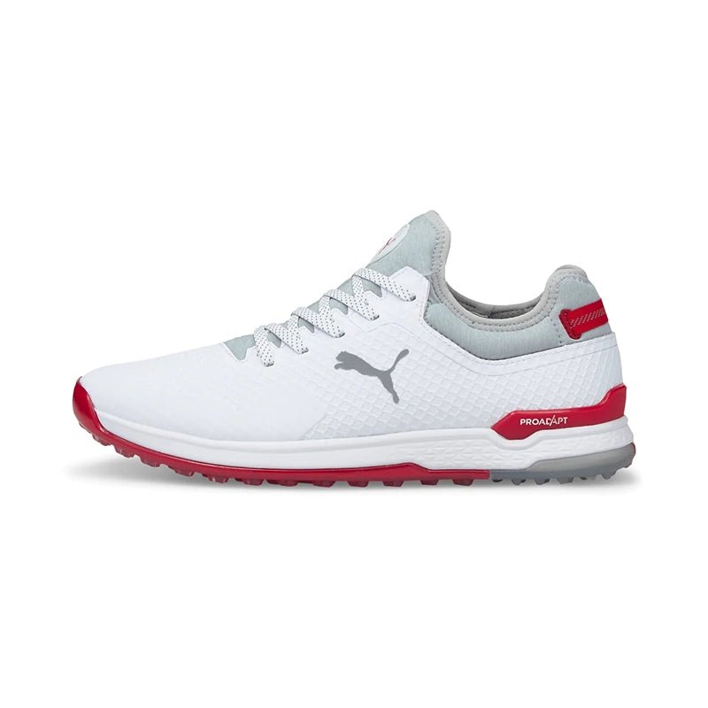 PUMA PROADAPT ALPHACAT Spikeless Golf Shoes Puma White Puma Silver Ski Patrol Medium