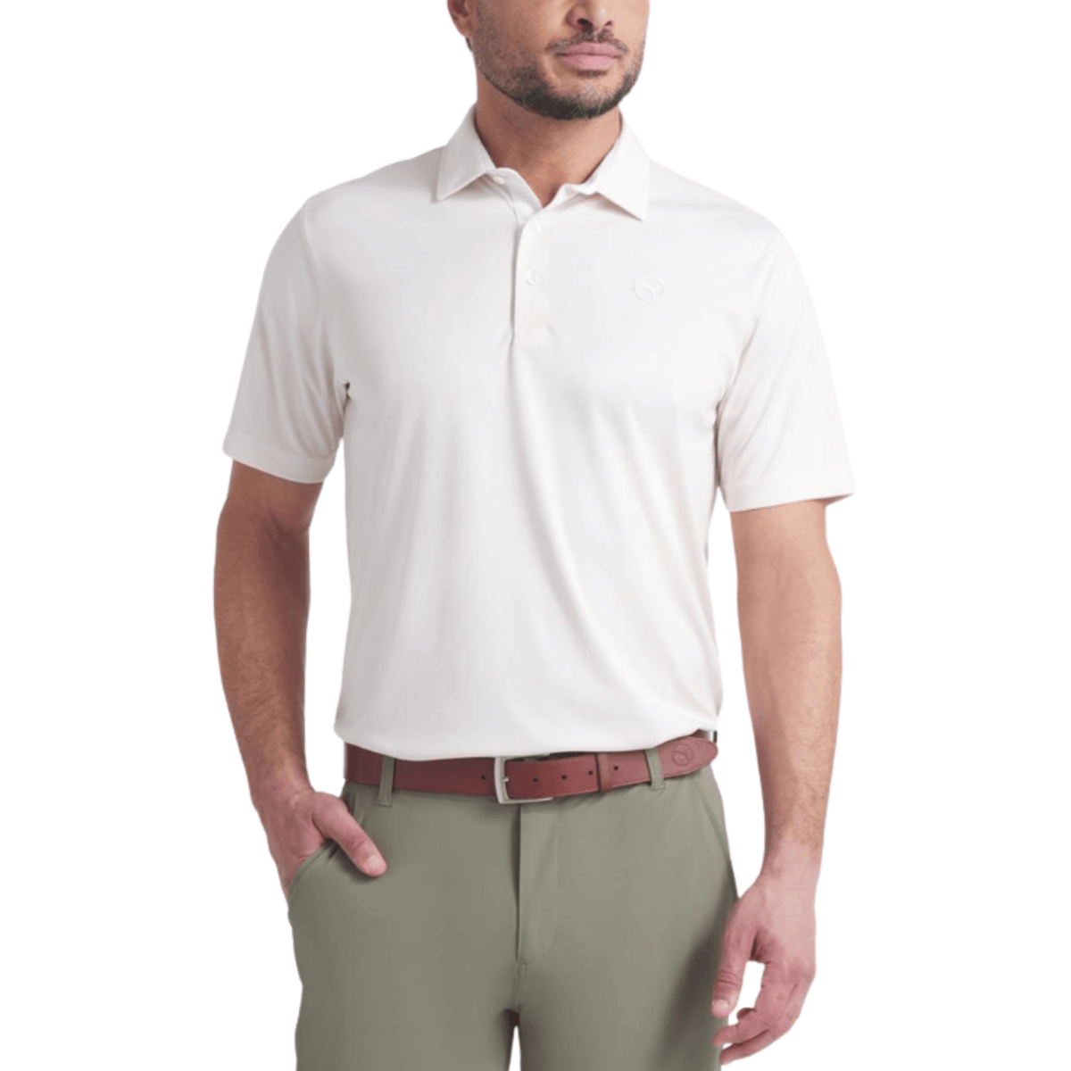 PUMA Pure 2.0 LC Golf Polo Beige