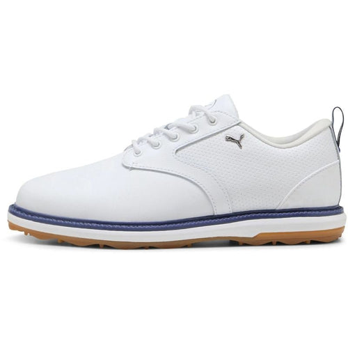 PUMA Women's AVANT 2 Spikeless Golf Shoes White Blue Crystal Gum Medium