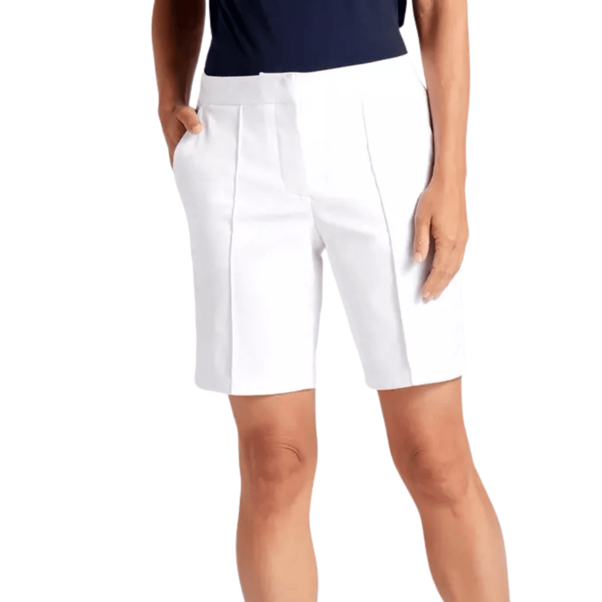 PUMA Women's Costa 8.5" Golf Shorts White Glow