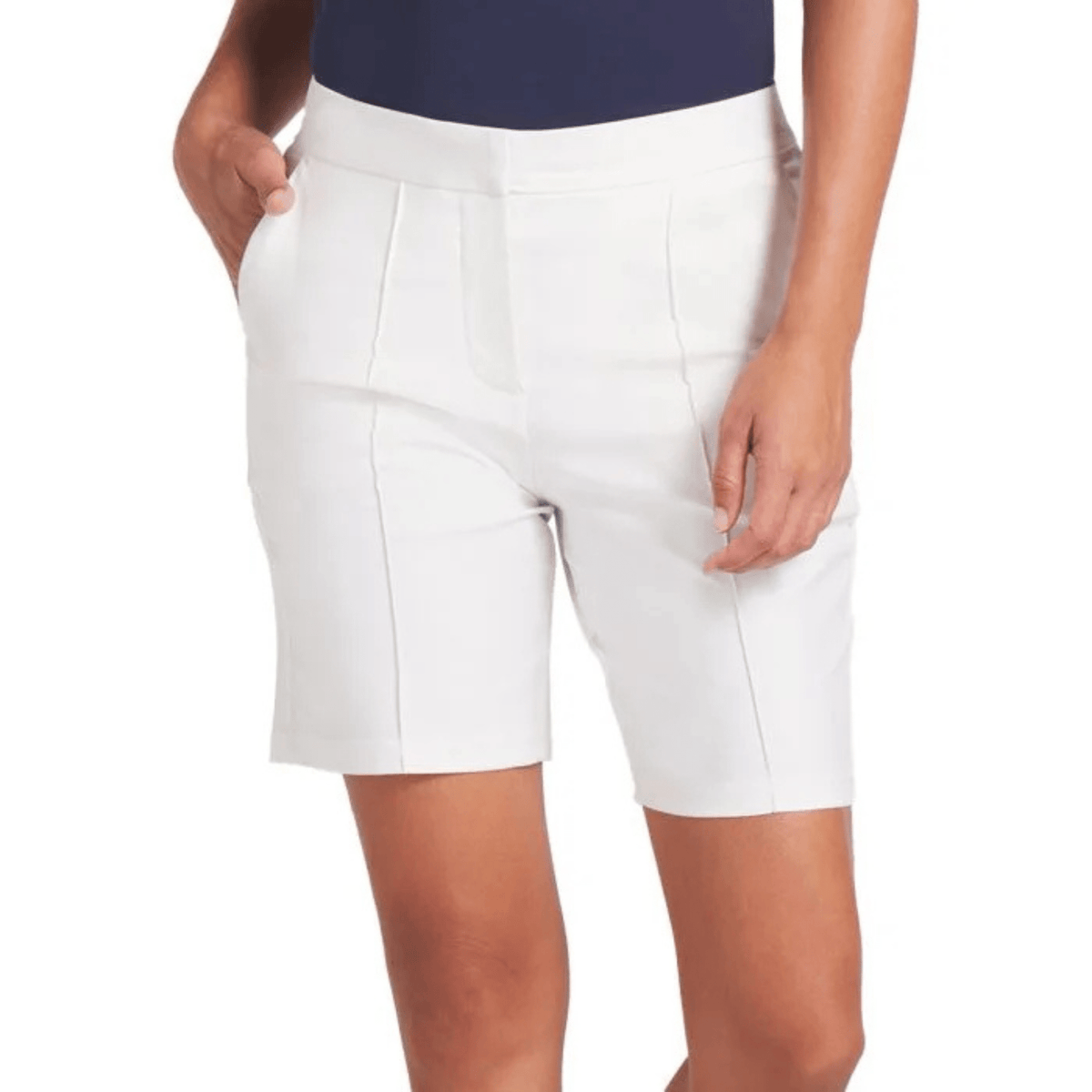 PUMA Women's Costa 8.5" Golf Shorts Warm White