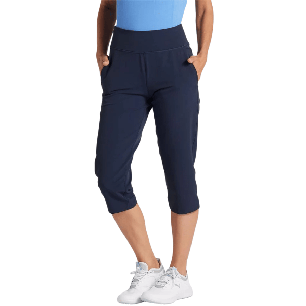 PUMA Women's Everyday Capri Golf Pants Navy