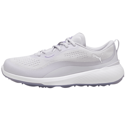 PUMA Women's GRUVE SPORT Spikeless Golf Shoes Lavender Pop Puma Silver Medium
