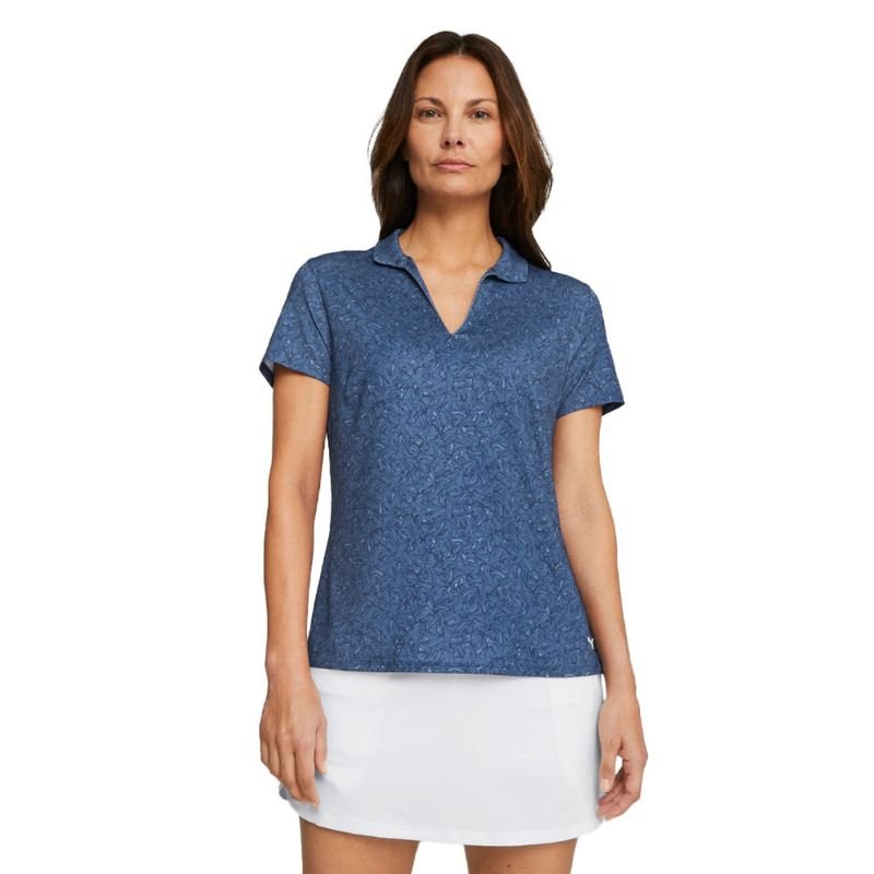 PUMA Women's MATTR Tidal Wave Polo Navy