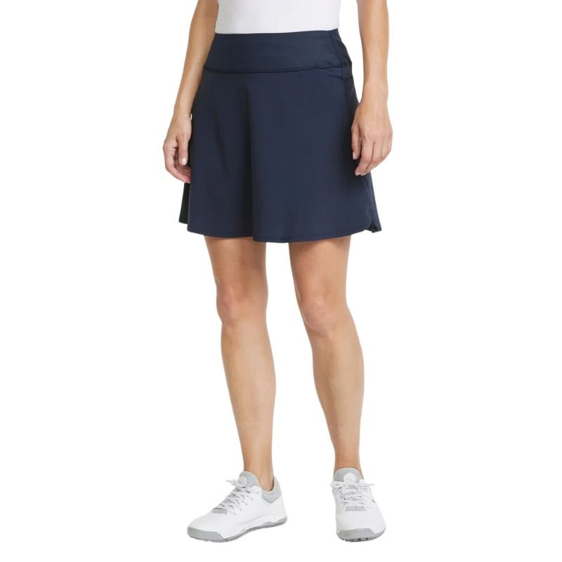 PUMA Women's PWRSHAPE Solid Golf Skirt Navy