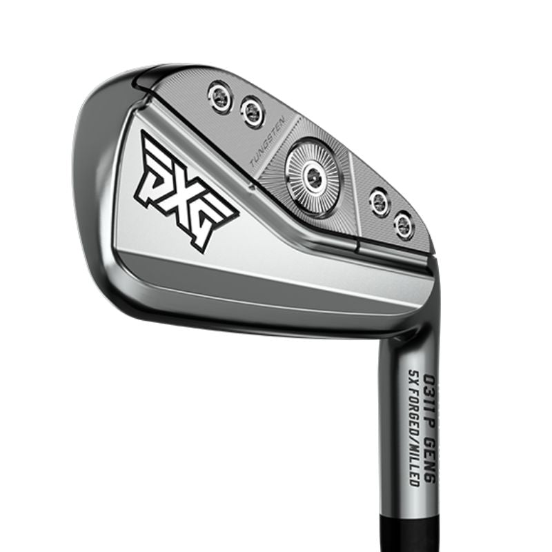 PXG 0311 P GEN6 Double Chrome Iron Set - 5-PW, GW Stiff Steel - Dynamic Gold MID 115