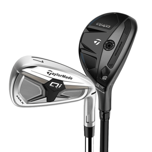 QI Max Combo Set - Graphite - 4H, 5H, 6-PW, AW Right Senior Graphite - KBS REAX HL 55g