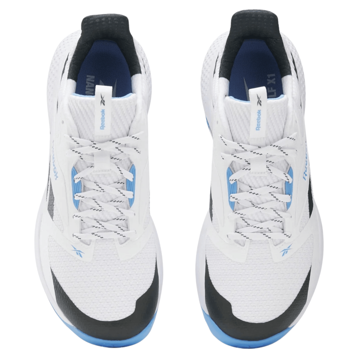 Reebok Nano Spikeless Golf Shoes white/peri blue Medium 8