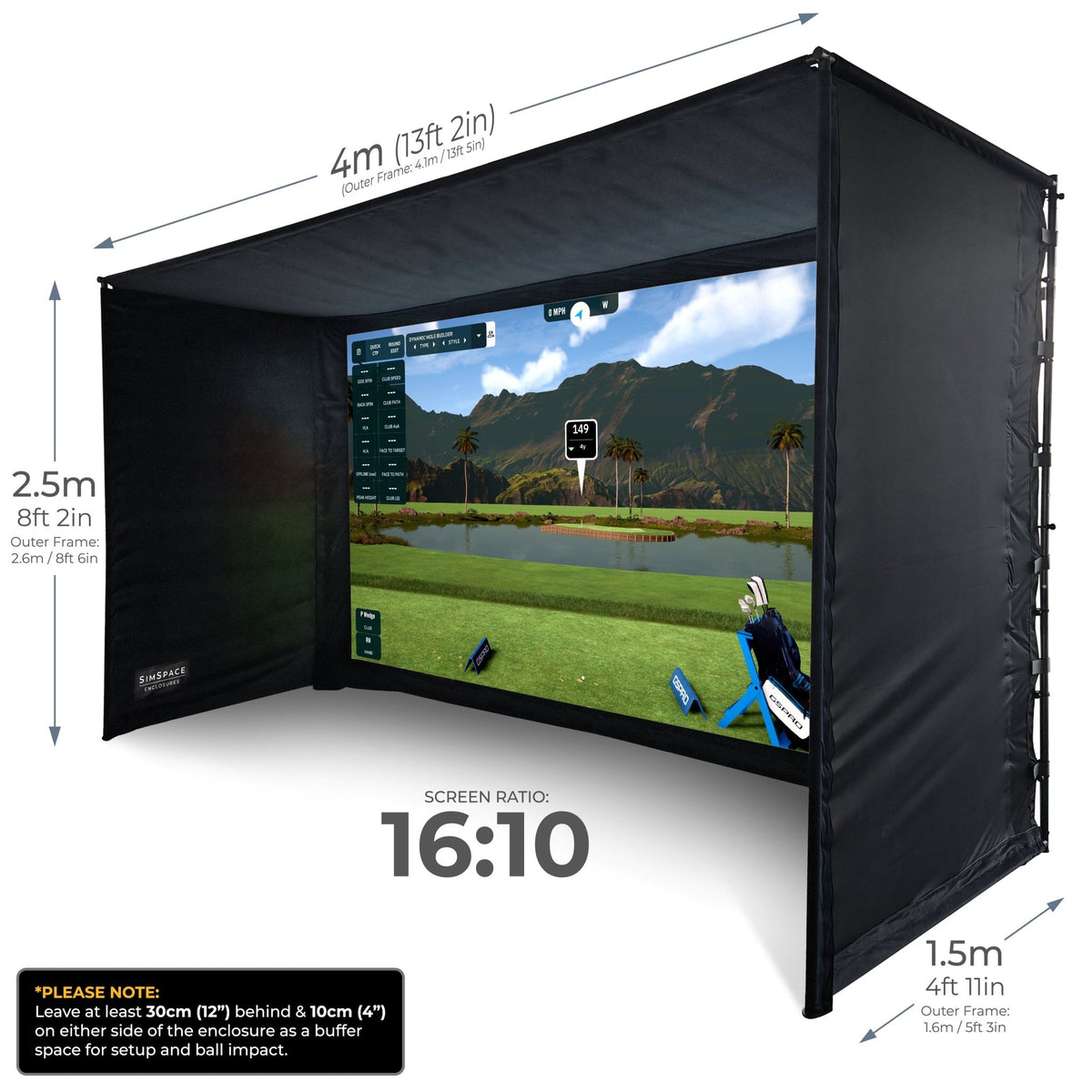 SIMSPACE PROFESSIONAL GOLF ENCLOSURES Sim/004