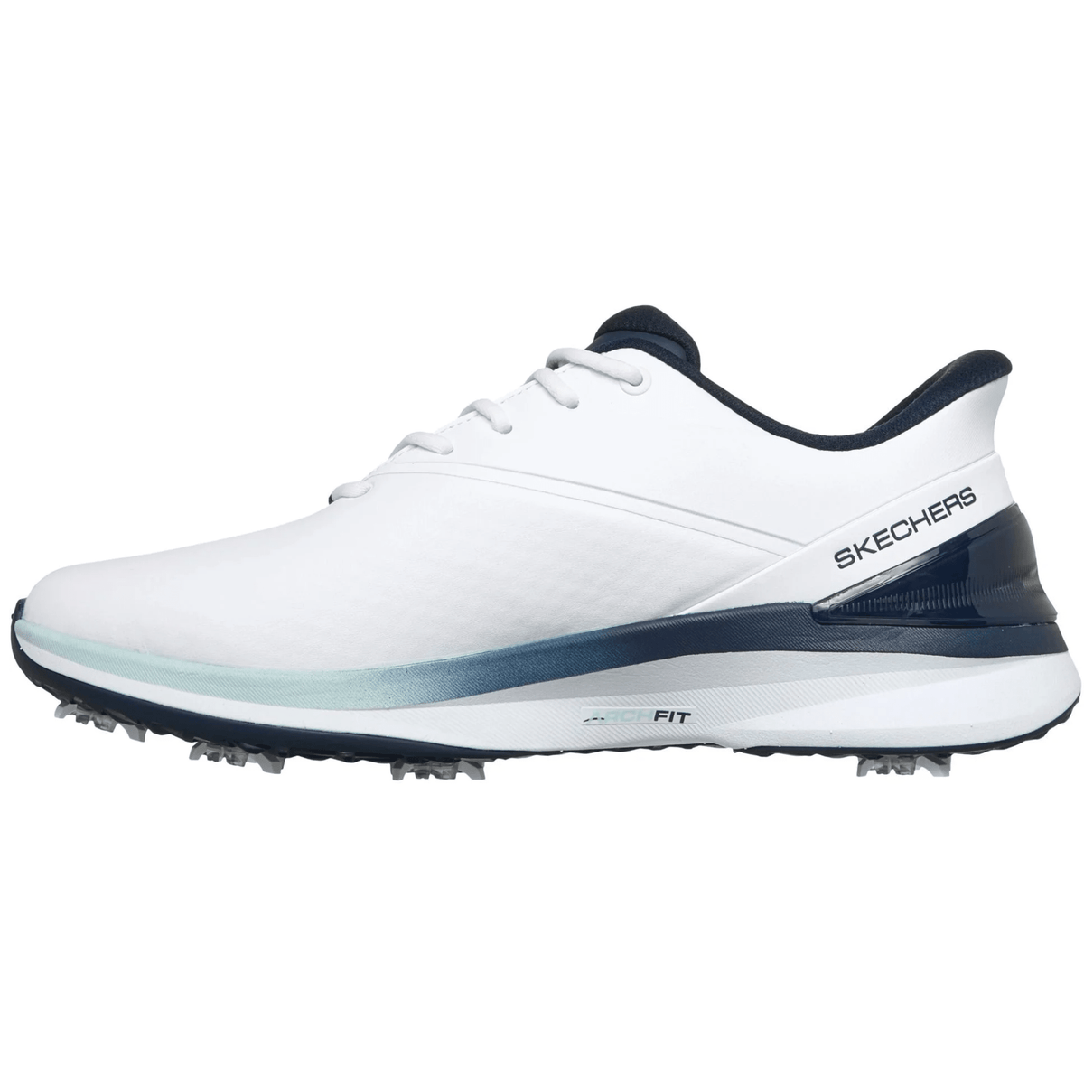 Skechers Men's Go Golf Blade Tour Golf Shoes White/Navy Wide 10