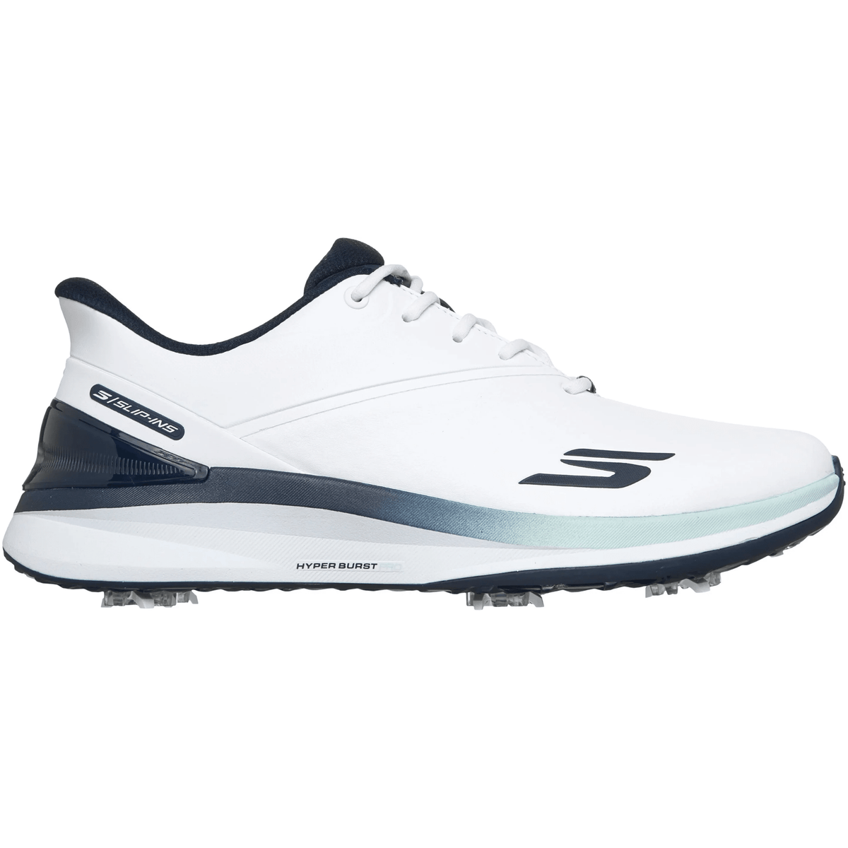 Skechers Men's Go Golf Blade Tour Golf Shoes White/Navy Wide 10