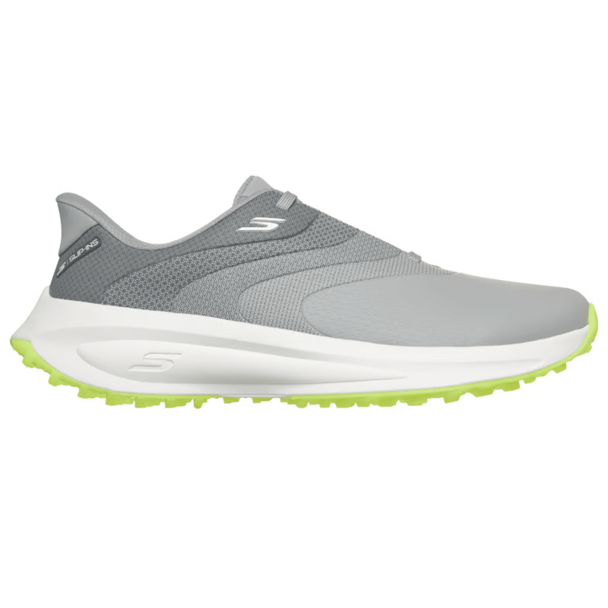 Skechers Slip-ins Waterproof GO GOLF Flow SI Spikeless Golf Shoes Grey Medium