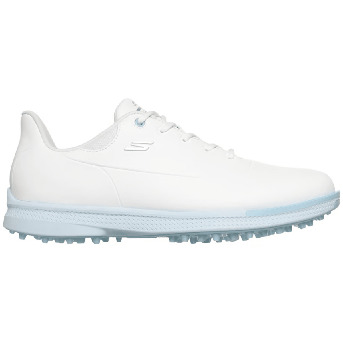 Skechers Women's Go Golf Jasmine 2 Spikeless Golf Shoes White Light Blue Medium
