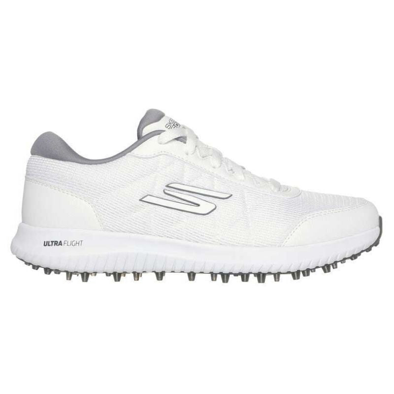 Skechers Women's Go Golf Max Fairway 4 Spikeless Shoes White Gray Medium