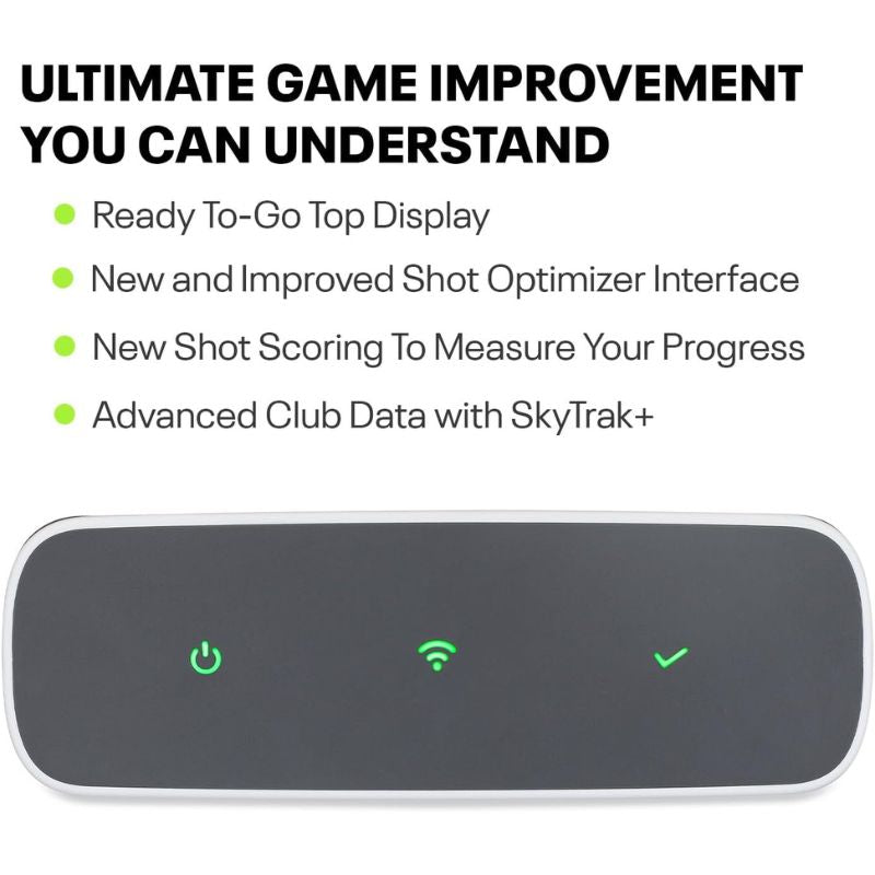 SKYTRAK+ Launch Monitor + Shield + SIMSPACE PROFESSIONAL GOLF ENCLOSURE +SIMSPACE PREMIUM ENCLOSURE HITTING MAT