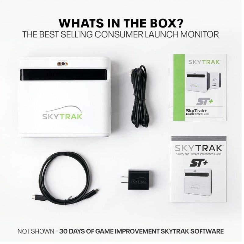 SKYTRAK+ Launch Monitor + Shield + SIMSPACE PROFESSIONAL GOLF ENCLOSURE +SIMSPACE PREMIUM ENCLOSURE HITTING MAT
