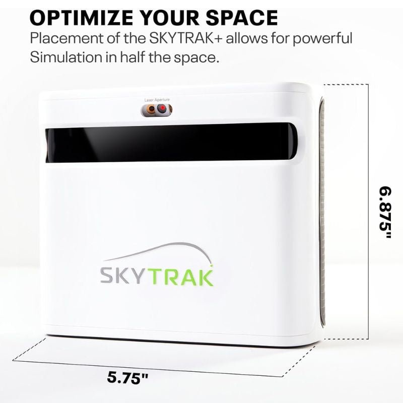 SKYTRAK+ Launch Monitor + Shield + SIMSPACE PROFESSIONAL GOLF ENCLOSURE +SIMSPACE PREMIUM ENCLOSURE HITTING MAT