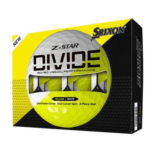 Srixon Z-Star Divide Golf Balls White Yellow