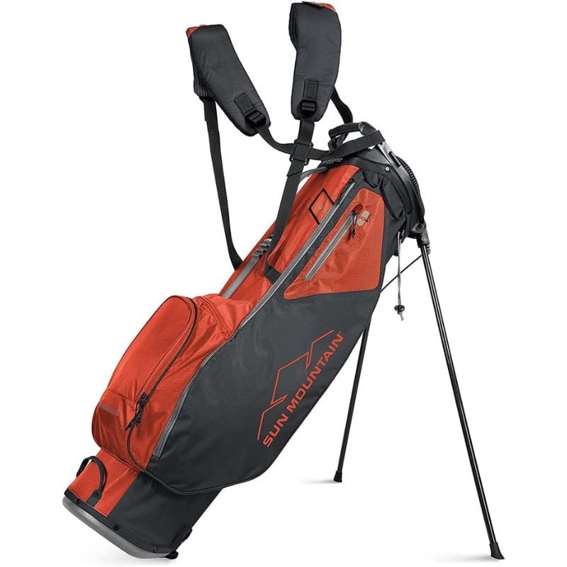 Sun Mountain 2022 2.5+ Stand Bag Gunmetal Inferno