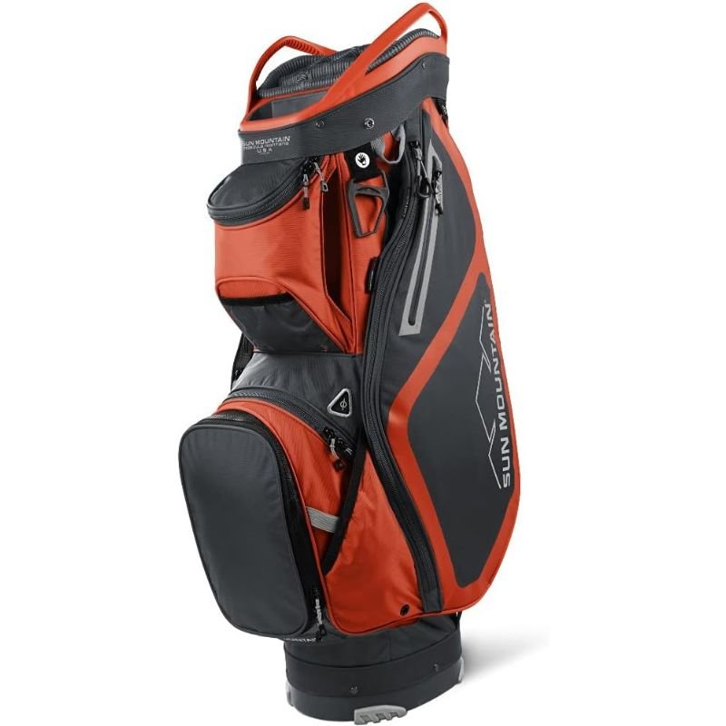 Sun Mountain 2022 Maverick Cart Bag Gunmetal Inferno