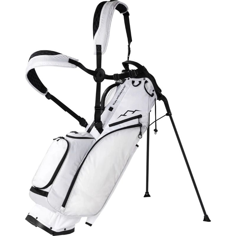 Sun Mountain 2025 Eclipse E-2.5 Stand Bag White Black