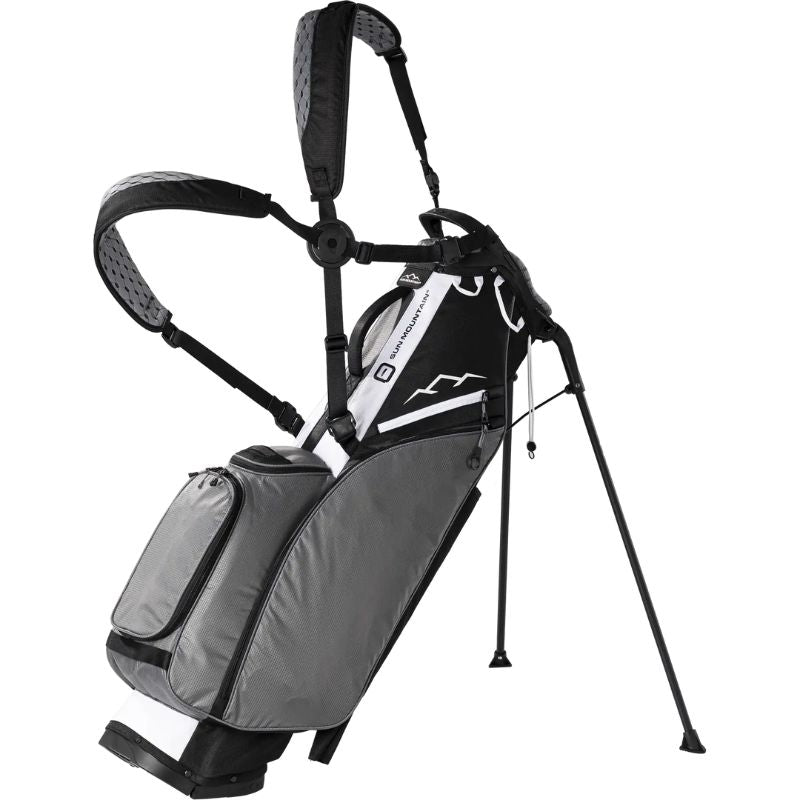 Sun Mountain 2025 Eclipse E-2.5 Stand Bag Nickel Black White