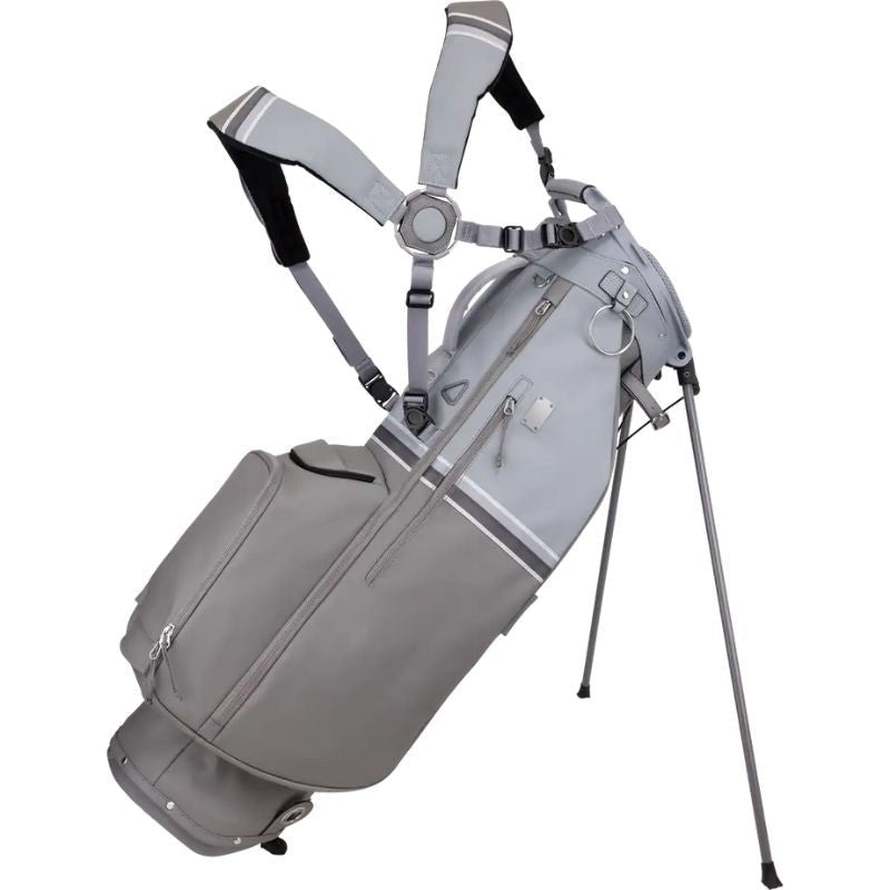 Sun Mountain 2025 Mid-Stripe 14-Way Stand Bag - Double Strap Stone Smoke
