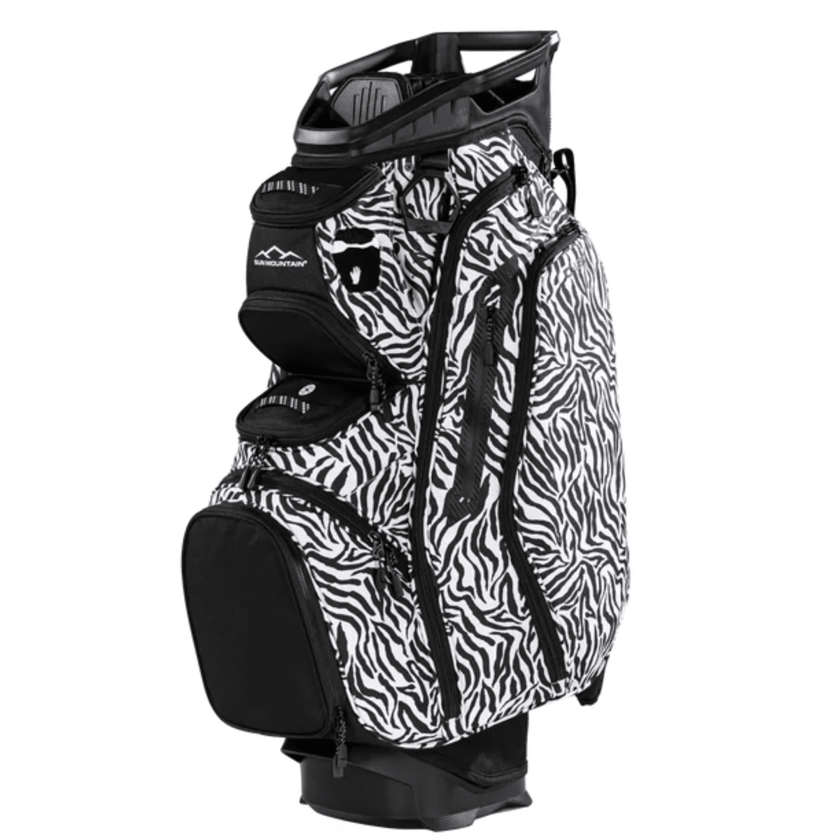Sun Mountain 2026 C-130 Cart Bag Black-Zebra
