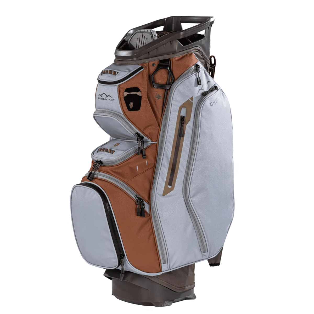 Sun Mountain 2026 C-130 Cart Bag Otter Cadet Leather