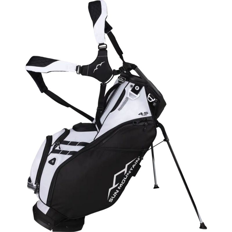 Sun Mountain 4.5LS 14-Way VLO Stand Bag - Previous Season Black White