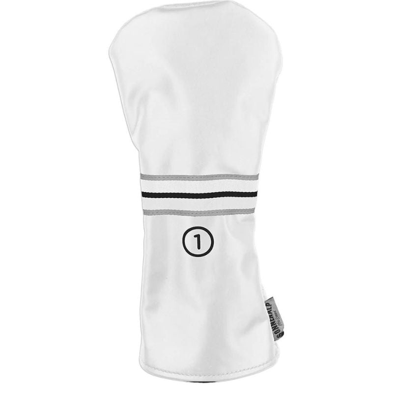 Sun Mountain Mid-Stripe Headcovers Driver White