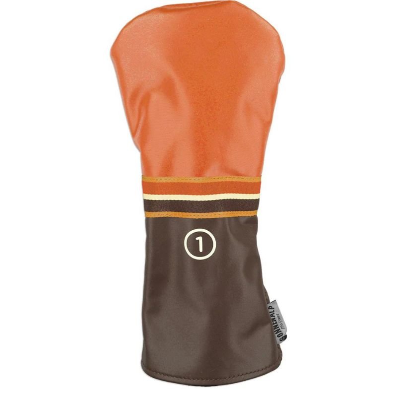 Sun Mountain Mid-Stripe Headcovers Driver Cabin Umber Wheat