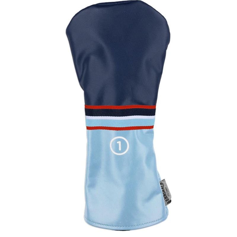 Sun Mountain Mid-Stripe Headcovers Driver Frost Navy Red