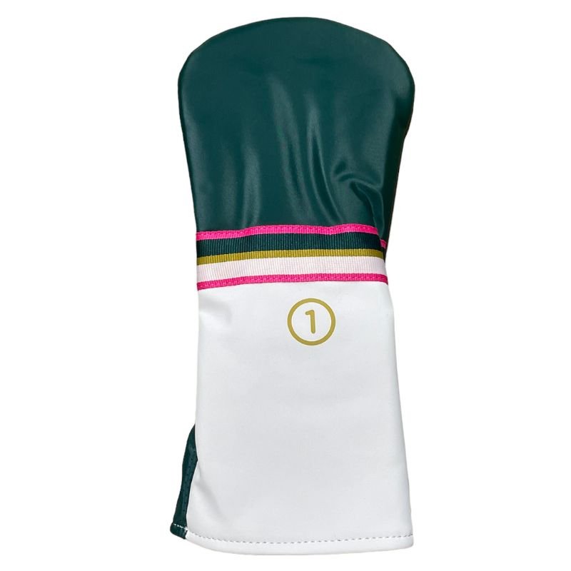 Sun Mountain Mid-Stripe Headcovers Driver White Jade Azalea