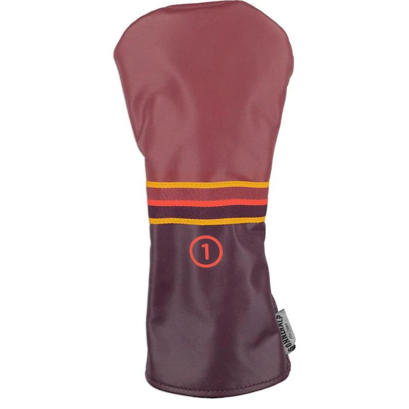 Sun Mountain Mid-Stripe Headcovers Driver Port Brick Gold