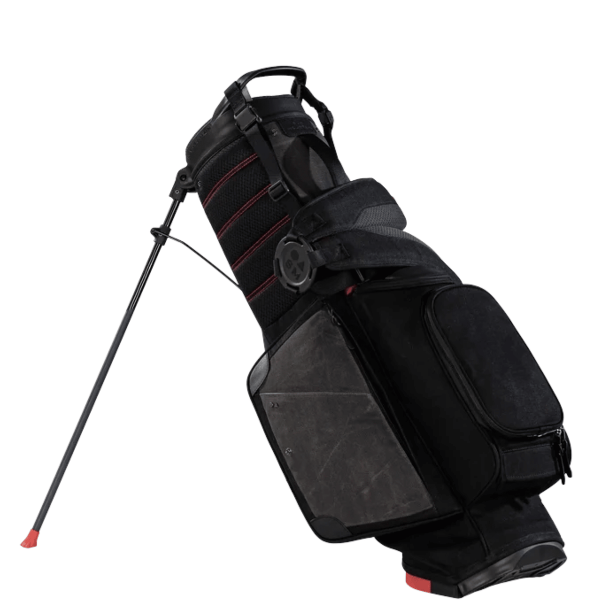 Sun Mountain TQR Stand Bag Black/Steel/Red