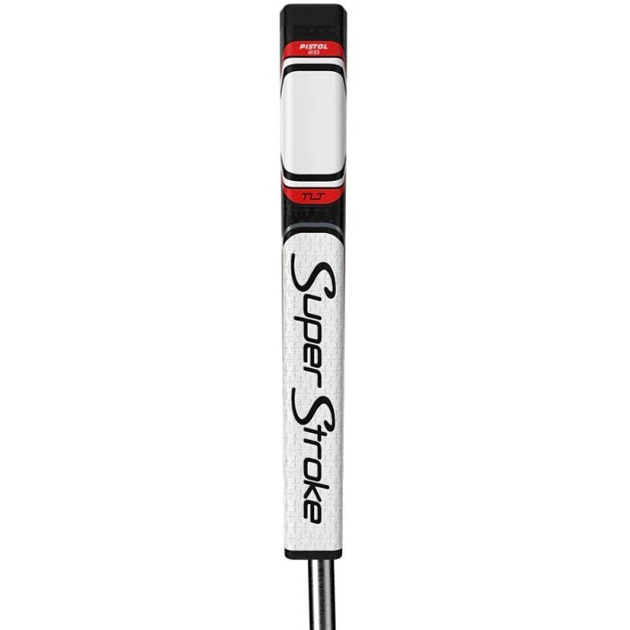 SuperStroke TLT Off-Axis Pistol 2.0 Putter Grip White Red
