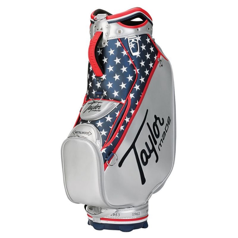 TaylorMade ゴルフバッグ チェッカーパターン TaylorMade 2025 Heritage Staff Bag - Golf Vault