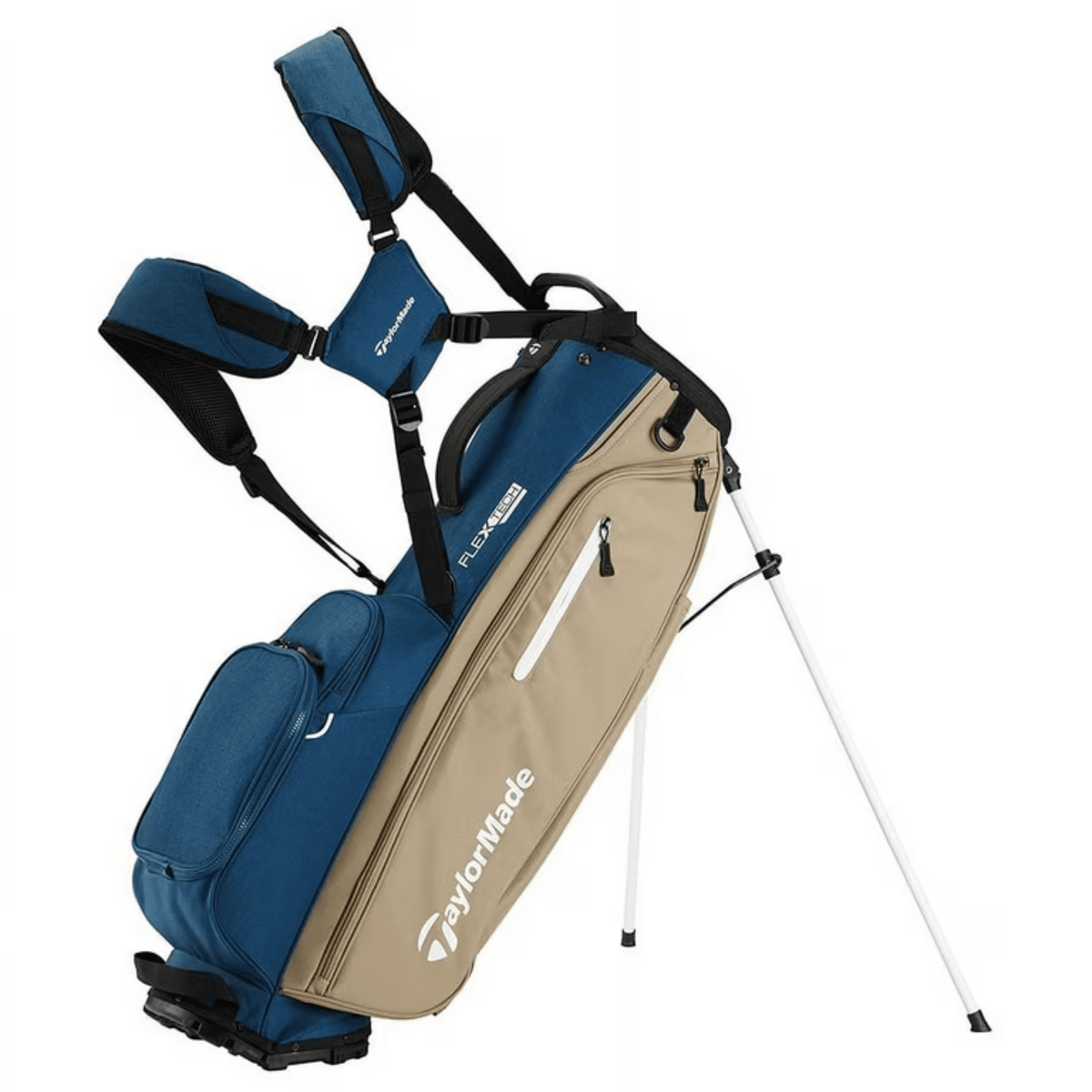 TaylorMade FlexTech Golf Stand Bag - Previous Season Navy Tan