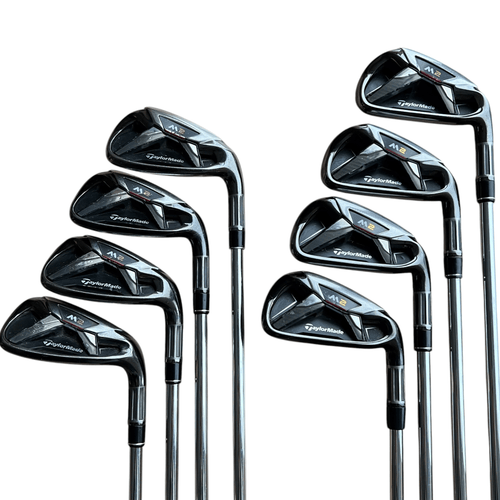 TaylorMade M2 Iron Set - Steel - 4-PW, AW - Used Right Regular Steel - REAX HIGH LAUNCH 88g