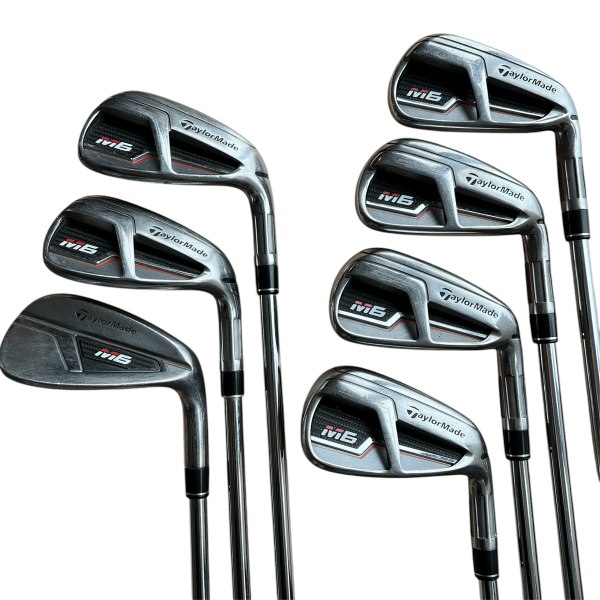 TaylorMade M6 Iron Set - Steel - 5-PW, AW - Used - Golf Vault