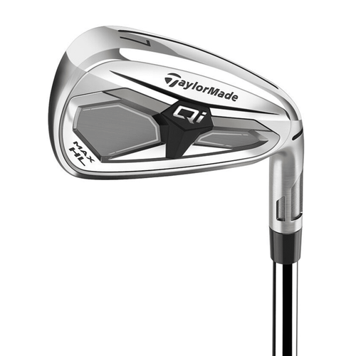 TaylorMade Qi Max HL Iron Set - 5-PW, AW - Graphite Regular Graphite - KBS REAX HL 50