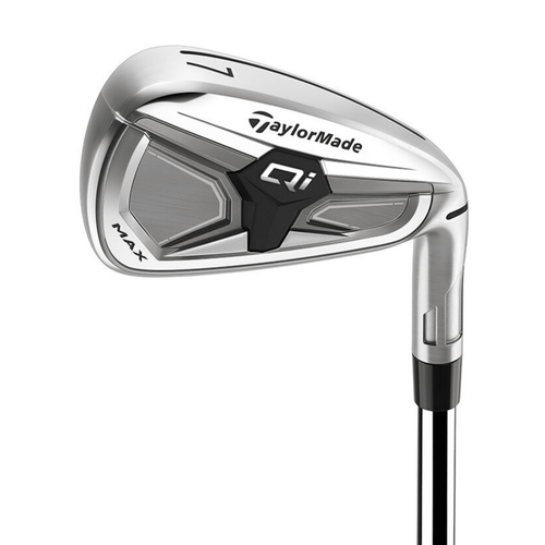 TaylorMade Qi Max Iron Set - 5-PW, AW - Steel Steel - KBS Max 85 MT